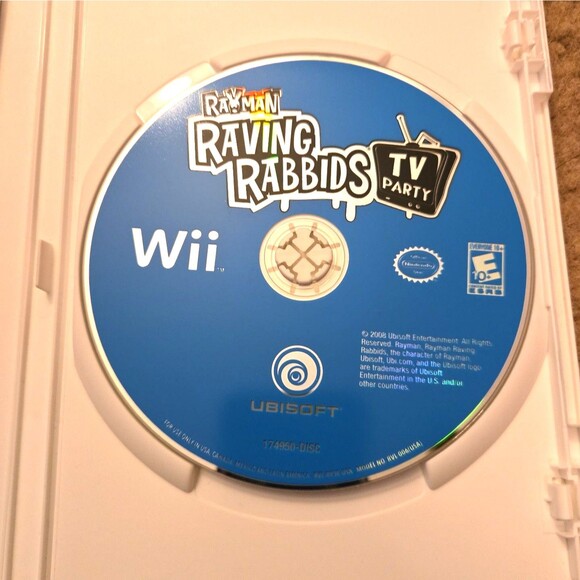 Rayman Raving Rabbids: TV Party Nintendo Wii Game (2008) - Picture 4 of 5